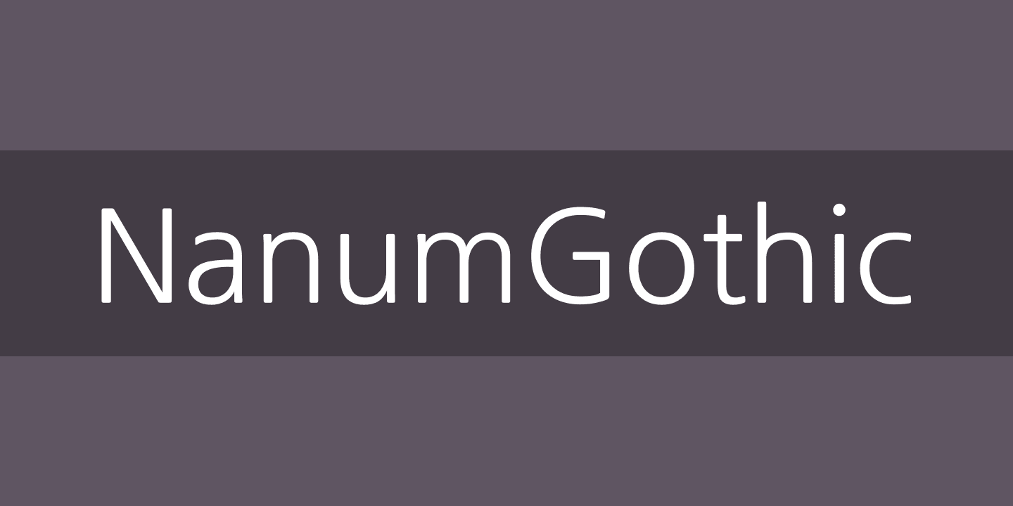 NanumGothic